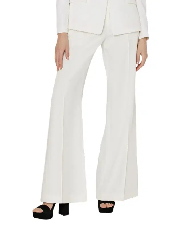 Milly Nash High-Rise Wide-Leg Cady Pants
