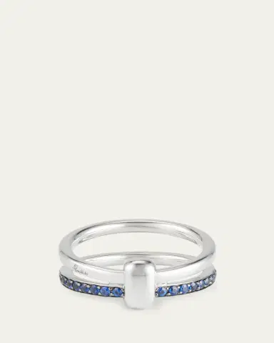 Pomellato Iconica 18k White Gold Sapphire Ring | Thumbnail 3