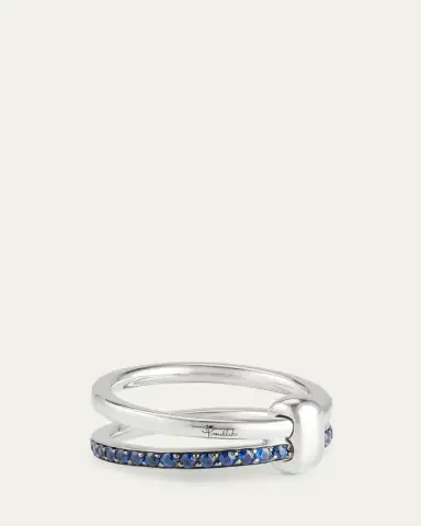 Pomellato Iconica 18k White Gold Sapphire Ring | Thumbnail 4