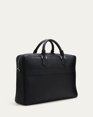 Serapian Men's Cachemire Leather Slim Briefcase | Thumbnail 2