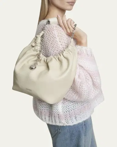 Loewe Squeeze Small Shoulder Bag in Napa Leather | Thumbnail 2
