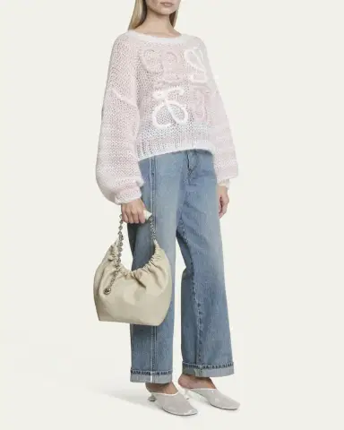 Loewe Squeeze Small Shoulder Bag in Napa Leather | Thumbnail 5