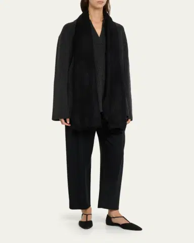 Denis Colomb Fuzzy Feutre Cashmere Shawl | Thumbnail 2 Denis Colomb Fuzzy Feutre Cashmere Shawl | Thumbnail 2