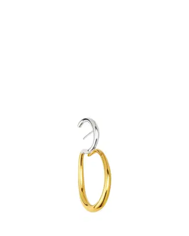 CHARLOTTE CHESNAIS Delta Earring Two-Tone, Single | Thumbnail 1 CHARLOTTE CHESNAIS Delta Earring Two-Tone, Single | Thumbnail 1