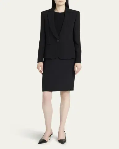 Giorgio Armani Silk Cady Pencil Skirt | Thumbnail 2