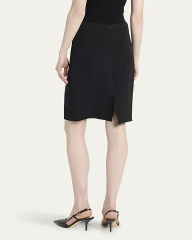 Giorgio Armani Silk Cady Pencil Skirt | Thumbnail 3
