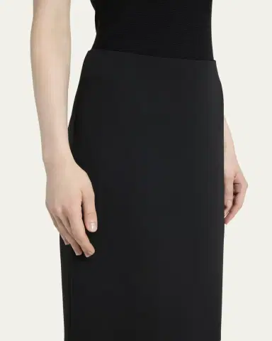 Giorgio Armani Silk Cady Pencil Skirt | Thumbnail 5