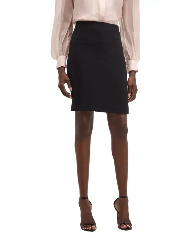 Giorgio Armani Silk Cady Pencil Skirt