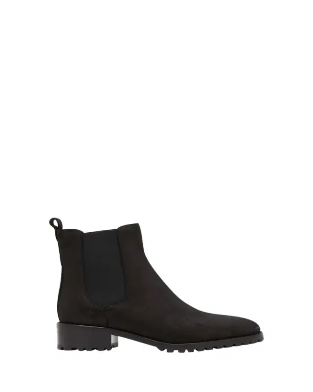 Chelata Suede Chelsea Ankle Booties