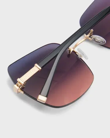 Barton Perreira Angie Black & Gold Mixed-Media Butterfly Sunglasses | Thumbnail 3 Barton Perreira Angie Black & Gold Mixed-Media Butterfly Sunglasses | Thumbnail 3
