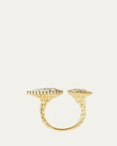 Boucheron Yellow Gold Serpent Boheme Diamond 3-Motif Ring | Thumbnail 4