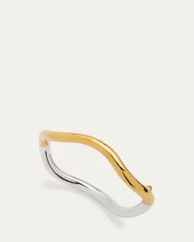 Charlotte Chesnais Wave Bracelet Two-Tone | Thumbnail 2