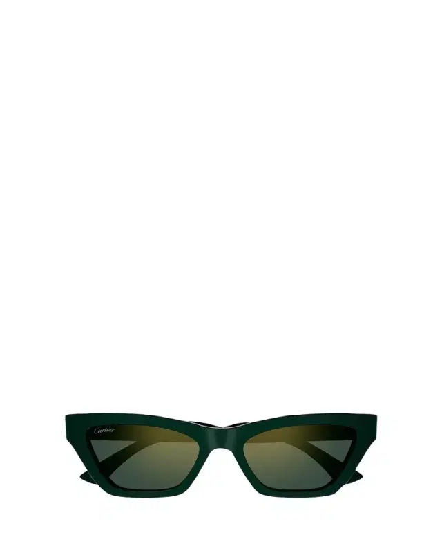 Cartier Logo Acetate Cat-Eye Sunglasses