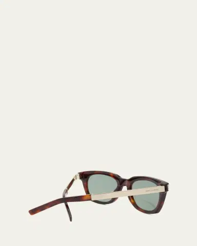 Saint Laurent Men's Combi Acetate Rectangle Sunglasses | Thumbnail 3 Saint Laurent Men's Combi Acetate Rectangle Sunglasses | Thumbnail 3