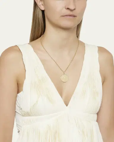Verdura Zodiac Pendant Necklace, Gemini | Thumbnail 2