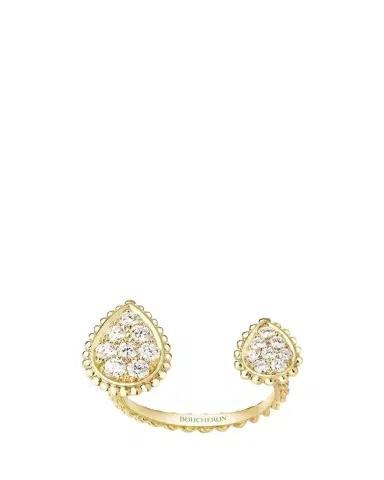 Boucheron Serpent Boheme Diamond 2-Motif Ring in Yellow Gold, Size 53 | Thumbnail 1