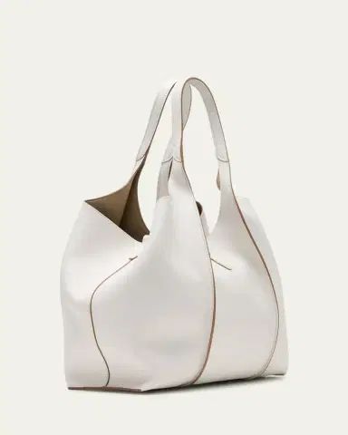 Tod's Medium Leather T Timeless Tote Shopping Bag | Thumbnail 3