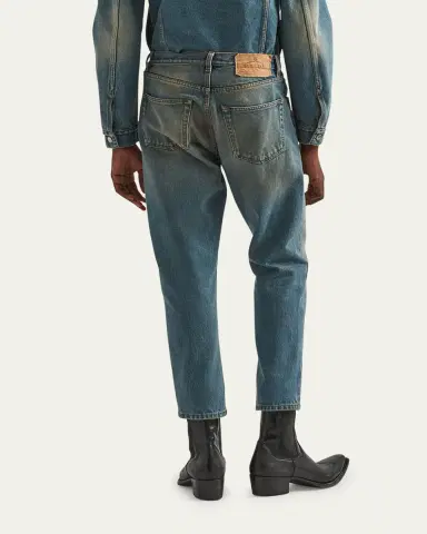 Prada Men's Light Treated Denim Jeans | Thumbnail 4