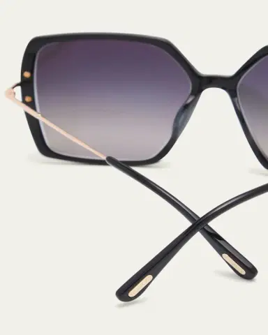 Tom Ford Joanna Mixed-Media Butterfly Sunglasses | Thumbnail 5 Tom Ford Joanna Mixed-Media Butterfly Sunglasses | Thumbnail 5