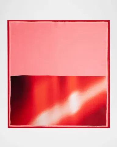 Dries Van Noten Raving Rose Silk Foulard | Thumbnail 2 Dries Van Noten Raving Rose Silk Foulard | Thumbnail 2