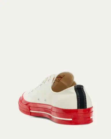 CDG Play x Converse Red Sole Canvas Low-Top Sneakers | Thumbnail 3 CDG Play x Converse Red Sole Canvas Low-Top Sneakers | Thumbnail 3