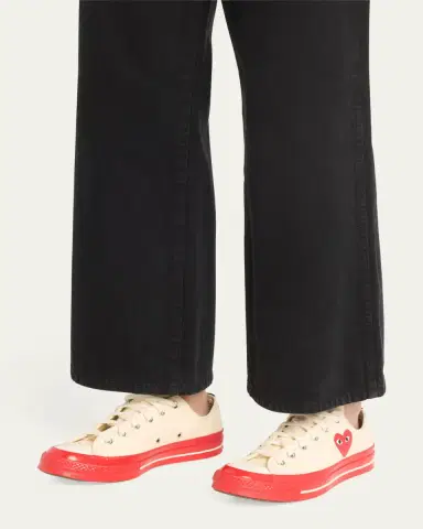 CDG Play x Converse Red Sole Canvas Low-Top Sneakers | Thumbnail 5 CDG Play x Converse Red Sole Canvas Low-Top Sneakers | Thumbnail 5