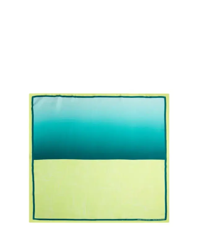 Neon Garden Silk Foulard