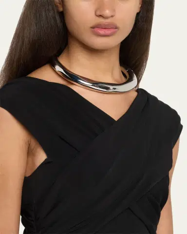 Alexis Bittar Hinged Metal Collar Necklace | Thumbnail 2