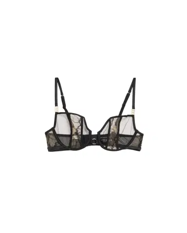 Livy Adorn Lace & Silk Satin Balconette Bra | Thumbnail 1