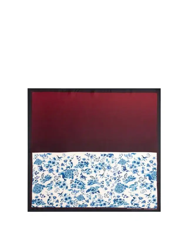 Dries Van Noten Soie Malaquais Silk Foulard