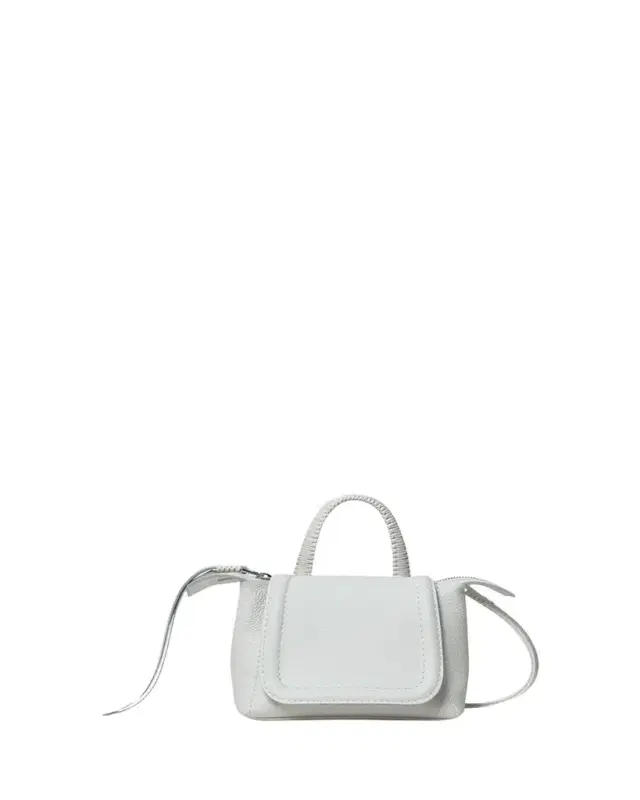 Mini Flap Leather Top-Handle Bag