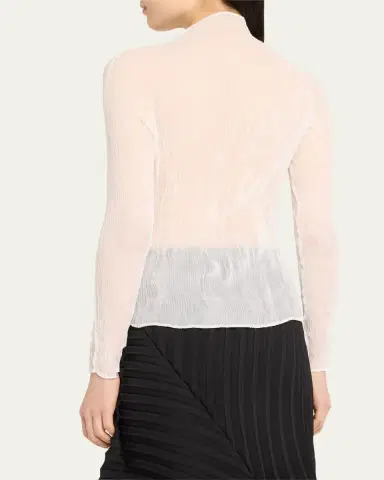 Issey Miyake Chiffon Twist-38 Sheer Top | Thumbnail 3 Issey Miyake Chiffon Twist-38 Sheer Top | Thumbnail 3