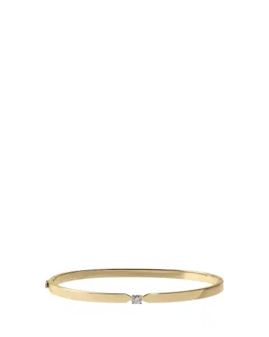 Lana 14K Gold Vanity Solo Faux Tension Diamond Bangle | Thumbnail 1 Lana 14K Gold Vanity Solo Faux Tension Diamond Bangle | Thumbnail 1