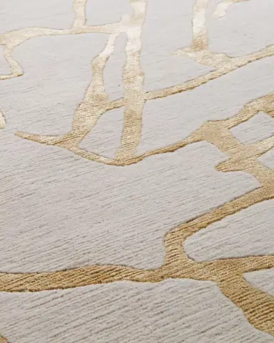 The Rug Company x Kelly Wearstler Tracery Gold Hand-Knotted Rug, 8' x 10' | Thumbnail 2 The Rug Company x Kelly Wearstler Tracery Gold Hand-Knotted Rug, 8' x 10' | Thumbnail 2