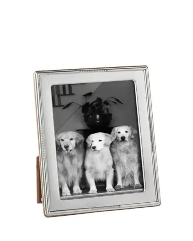 Monica Rich Kosann Beaded-Edge Sterling Silver 8" x 10" Picture Frame | Thumbnail 1