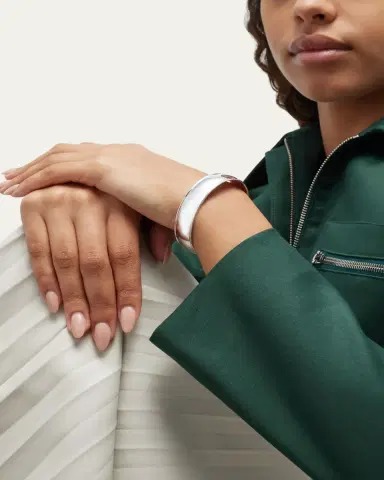 Ippolita Goddess Tapered Cuff in Sterling Silver | Thumbnail 2