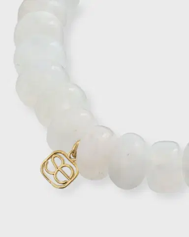 Sydney Evan 14K Yellow Gold Marquis Diamond Flower Charm Bracelet | Thumbnail 3