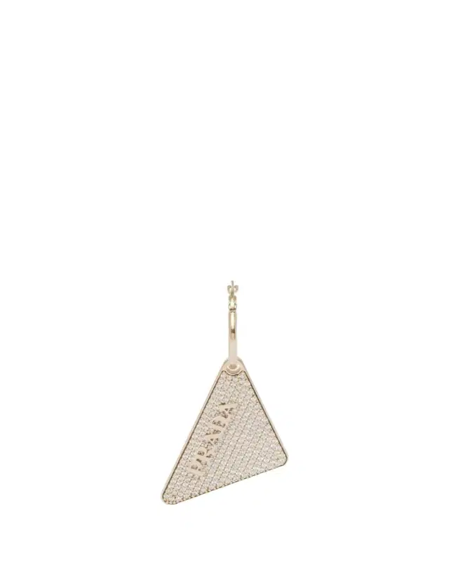 Crystal Logo Symbole Left Earring