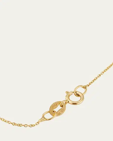 Lizzie Mandler Fine Jewelry 18K Micro Crescent Links Bracelet with 1 Side Pave | Thumbnail 4