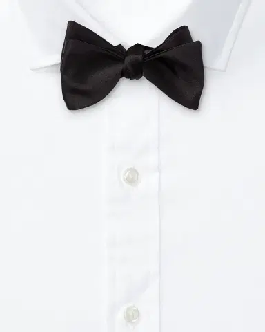 Ralph Lauren Purple Label Men's Silk Satin Bow Tie | Thumbnail 3