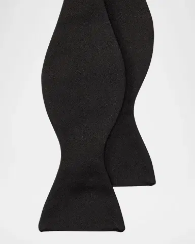 Ralph Lauren Purple Label Men's Silk Satin Bow Tie | Thumbnail 4