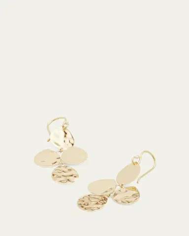 Ippolita Small Crinkle Cascade Earrings in 18K | Thumbnail 3