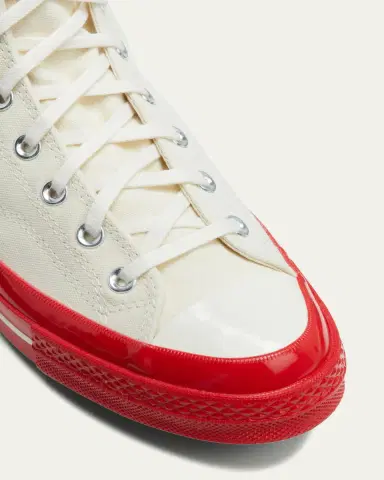 CDG Play x Converse Red Sole Canvas High-Top Sneakers | Thumbnail 5 CDG Play x Converse Red Sole Canvas High-Top Sneakers | Thumbnail 5