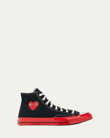 CDG Play x Converse Red Sole Canvas High-Top Sneakers | Thumbnail 6 CDG Play x Converse Red Sole Canvas High-Top Sneakers | Thumbnail 6