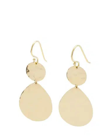 Ippolita Snowman Crinkle Earrings in 18K Gold | Thumbnail 1
