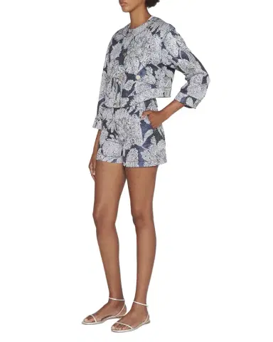 Giorgio Armani Paisley Crop Jacket | Thumbnail 1 Giorgio Armani Paisley Crop Jacket | Thumbnail 1
