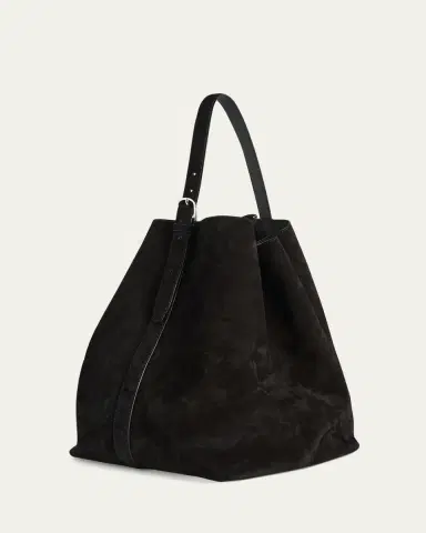 TOTEME Belted Tote Bag in Suede | Thumbnail 3