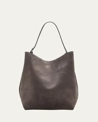 TOTEME Belted Tote Bag in Suede | Thumbnail 6