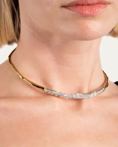 Alexis Bittar Solanales Crystal Skinny Collar Necklace | Thumbnail 2