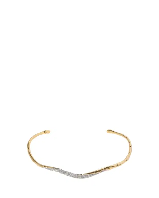 Alexis Bittar Solanales Crystal Skinny Collar Necklace